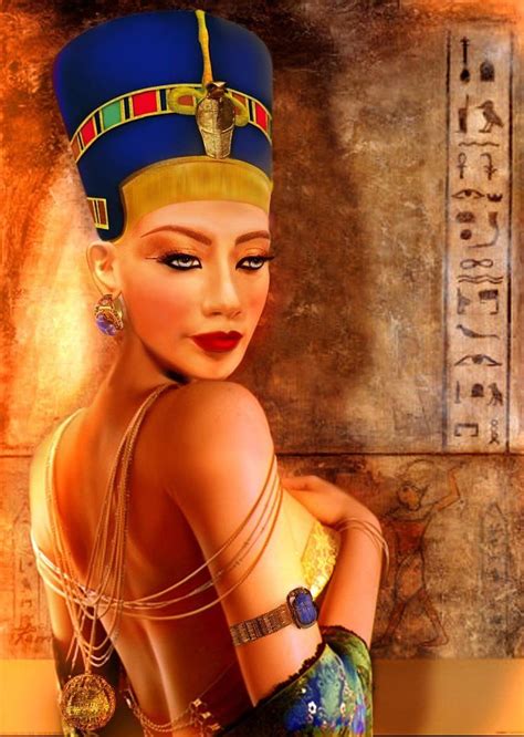 Queen Nefertiti Painting Explore Egyptian Queen HD Phone Wallpaper Pxfuel