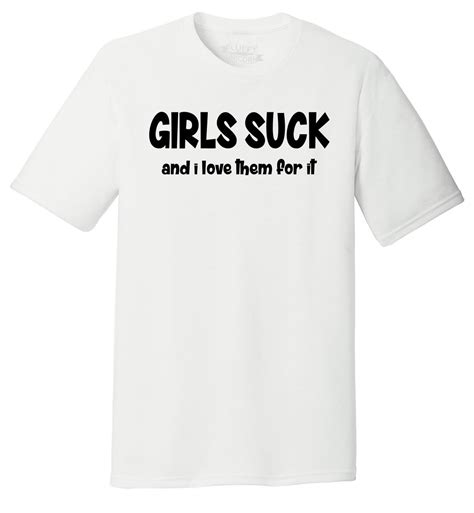 Mens Girls Suck I Love Them For It Tri Blend Tee Sex Rude Party Ebay