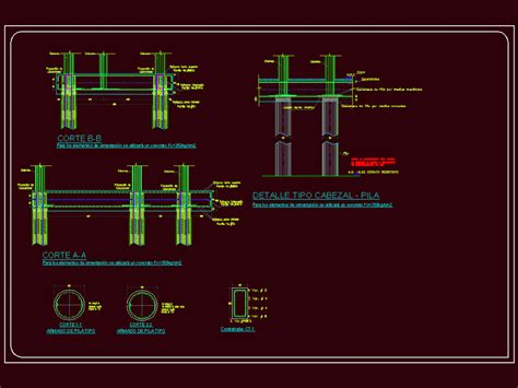 Details Of Foundations Piling Dwg Detail For Autocad • Designs Cad