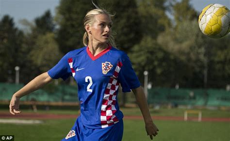 Part Time Model Tihana Nemcic Takes Charge Of Croatian Football Team