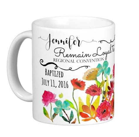 Baptism Personalized Coffee Mug Personalized Coffee Jw Ts Mugs