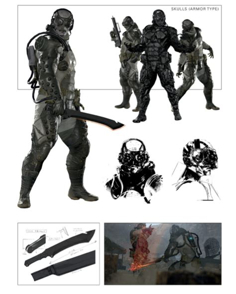 Skull Armor Unit Metal Gear Metal Gear Solid V Art