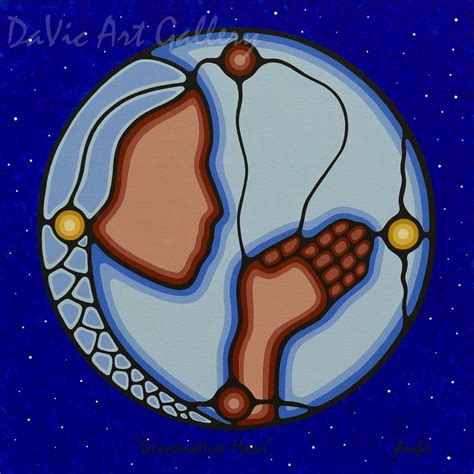Grandmother Moon By Sharifah Marsden Anishinaabe Native Canadian