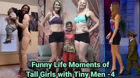 Funny Life Moments Of Tall Girls With Tiny Men 4 Tall Woman Short Man Tall Girl Lift Carry