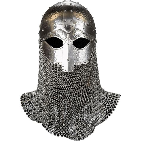Norse Warrior Helmet With Aventail Hw 700499 Larp Distribution