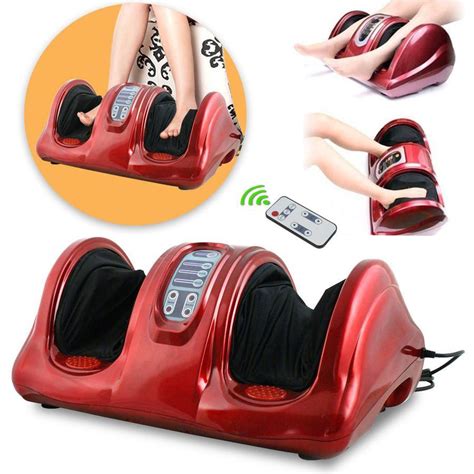 Zeny™ Shiatsu Kneading Foot Massager W Remote Control Red Zeny