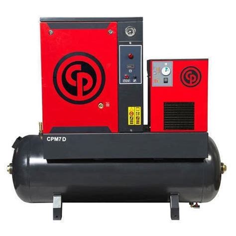 Chicago Pneumatic 5 Hp Screw Air Compressor Maximum Flow Rate 0 20