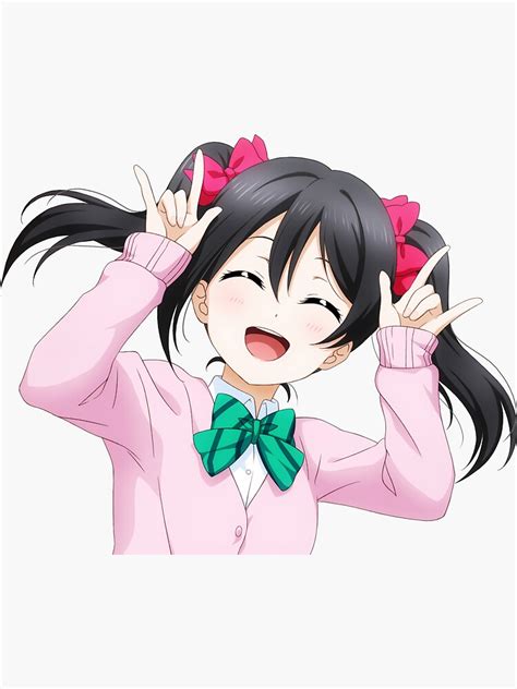 Nico Yazawa Nico Nico Nii Sticker For Sale By Shinigan Redbubble