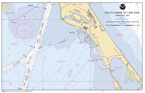 South Shore Of Lake Erie Sandusky Bay 9 Nautical Chart ΝΟΑΑ Charts Maps