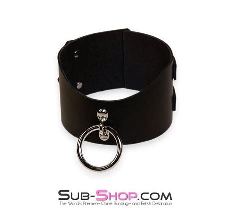 3” Black Leather Posture Collar Bdsm Bondage Gear Sub Shop Sub Shop Bondage And Fetish