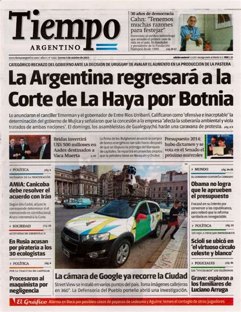 Las Tapas De Los Diarios De Buenos Aires