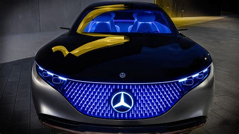 Mercedes Benz Unveils All Electric Vision Eqs Sedan Concept