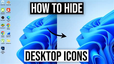 How To Hide And Unhide Desktop Icons In Windows 11 Youtube