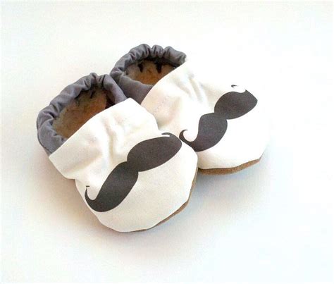 These Soft Soled Mustache Booties 24 Keep Little Toes Warm And Cozy