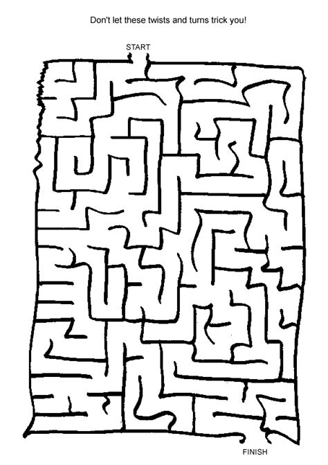 Free Printable Mazes For Second Graders Printable Templates