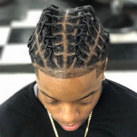 Two Braids With Low Fade - Two Braids Black Male