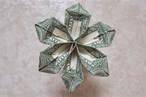 Origami Money Flower Instructions Origami Kids
