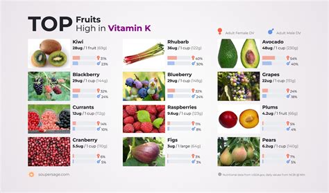 Vitamin K Foods And Fruits