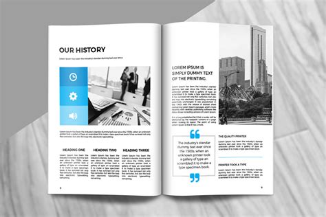 Company Profile Template Indesign File Brosur Thedesign24 97840