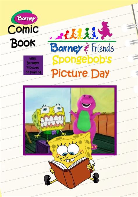 barney and friends spongebob s picture day by brandontu comic book barney and friends comic