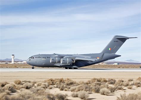iaf s c 17 globemaster iii flown to the u s edwards air force base for testing [photographs