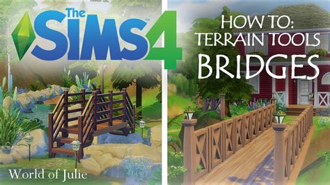 How To Make Bridges Terrain Tools Update The Sims 4 Tutorial