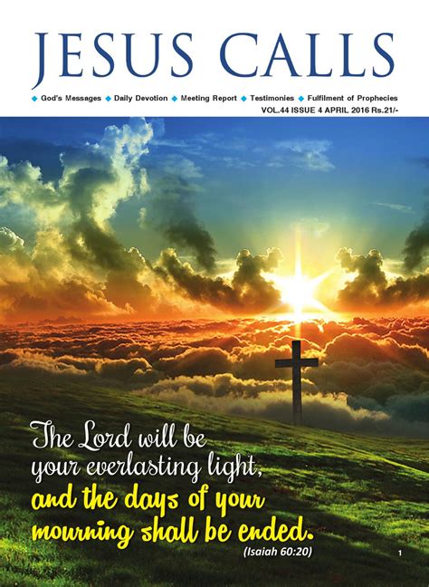 Jesus Calls English April 2016 By Jesus Calls Issuu