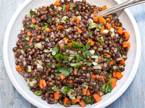 Les meilleures recettes végétariennes de salade de lentilles avec photos pour trouver une recette végé de salade de lentilles facile, rapide et délicieuse. Recettes faciles et gourmandes - Amicook Lentilles ...