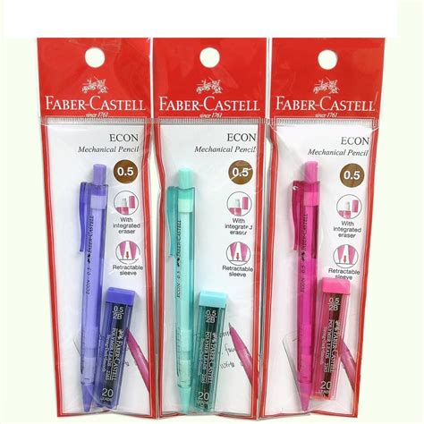 Faber Castell Econ Mechanical Pencil 05mm07mm Shopee Malaysia