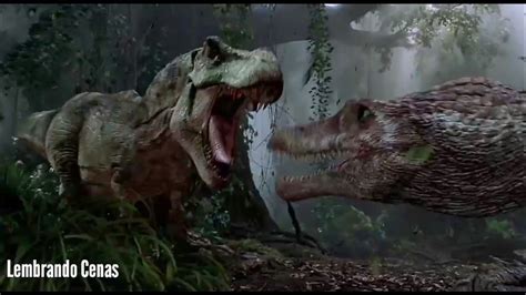 Jurassic Park 3 310 Filmeclip Espinossauro Vs T Rex 2001 Hd