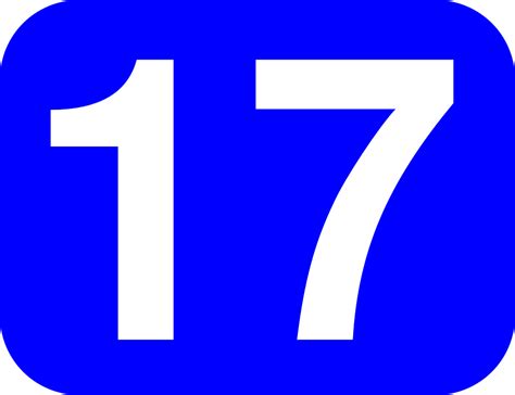 Number Seventeen 17 Free Vector Graphic On Pixabay