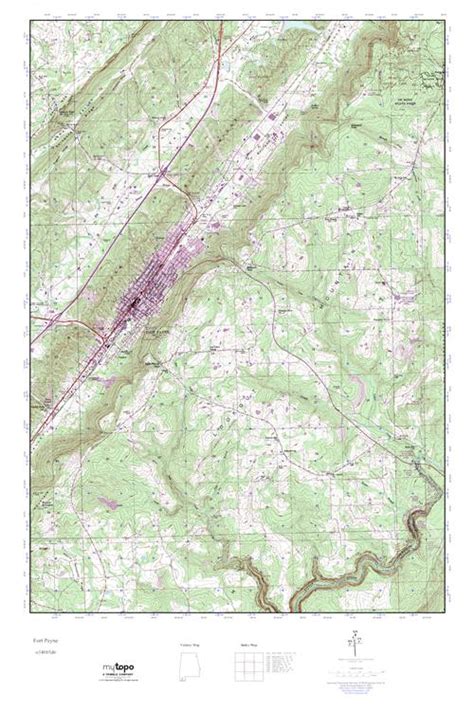 Mytopo Fort Payne Alabama Usgs Quad Topo Map