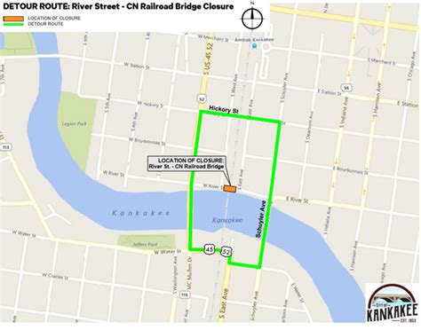 Sections Of River Street Closed Next Week In Kankakee Country Herald