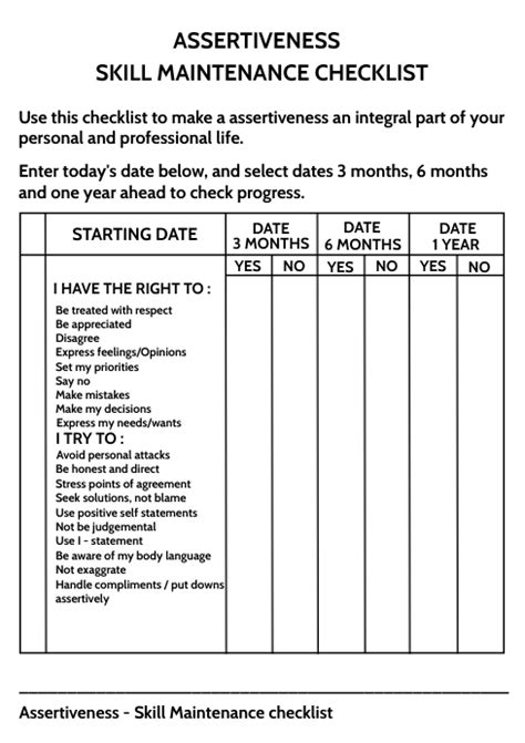 Maintenance Checklist Format Template Postermywall