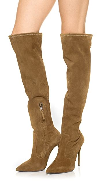 giuseppe zanotti over the knee suede boots shopbop