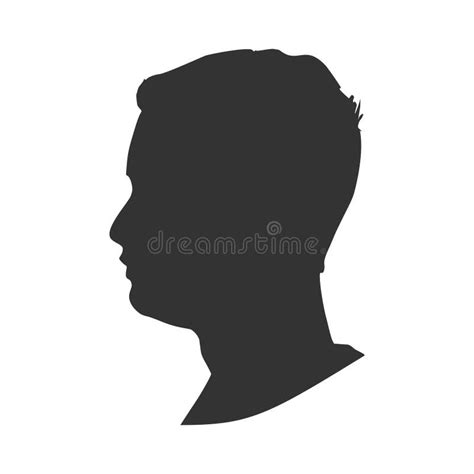 Silhouette Man Face Stock Illustrations 78914 Silhouette Man Face