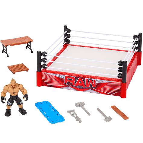 Wwe Knuckle Crunchers Rebound Ring Playset And Action Figure