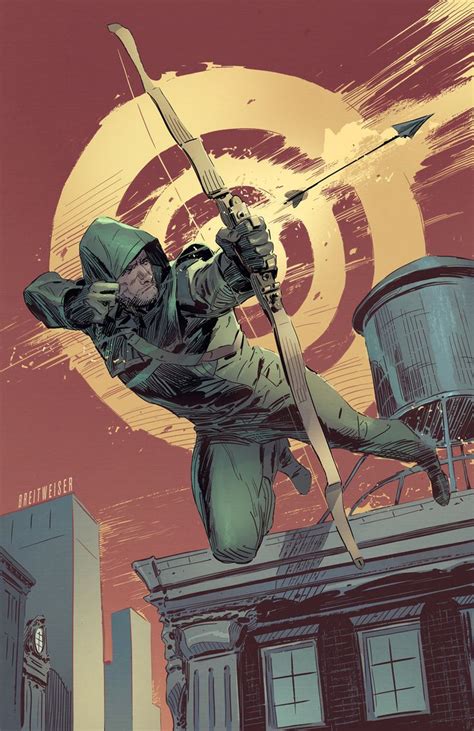 Green Arrow Cover Green Arrow Comic Art Arrow Art