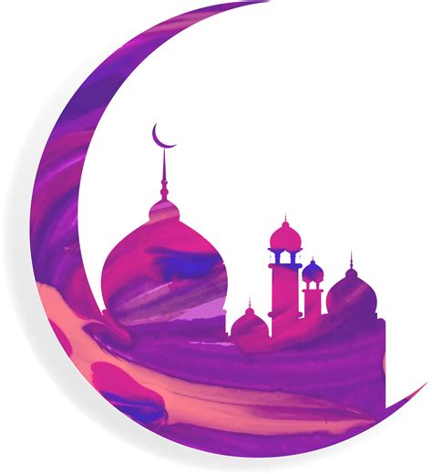 Eid Ul Adha Blue Moon Png Muslim Eid Celebration Vector Png And Zohal