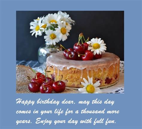 Happy Birthday Cake And Wishes Images Best Wishes