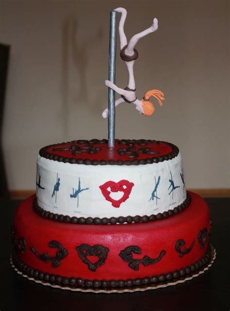 Cute Pole Dance Cake