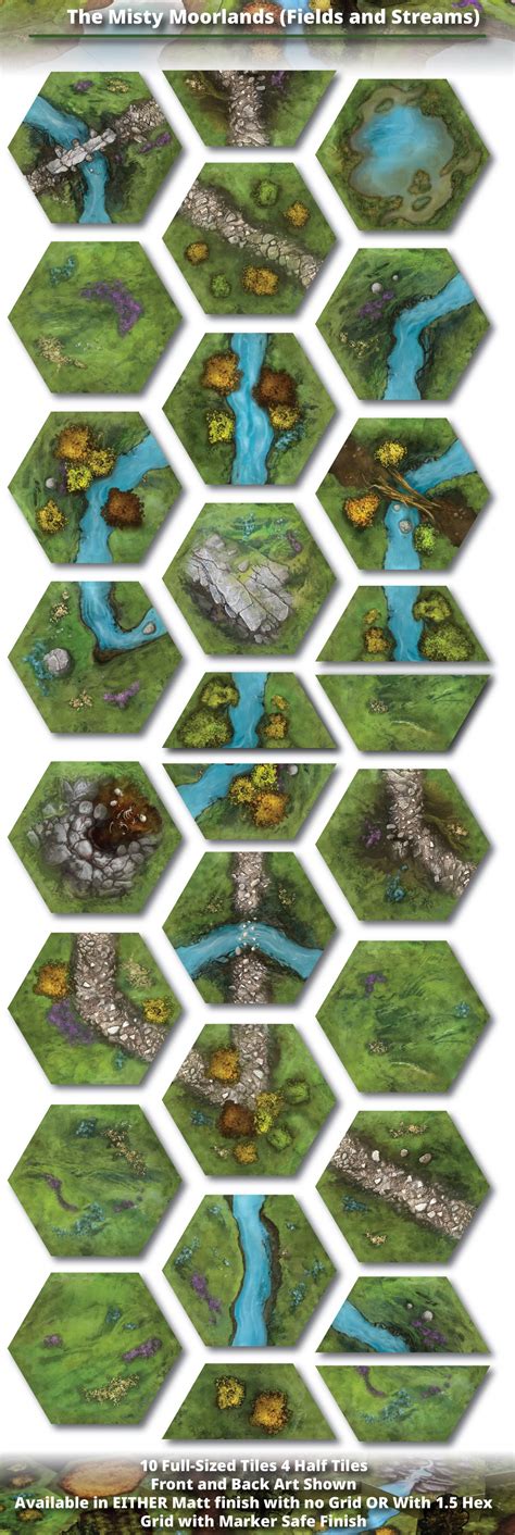 Terratiles Hexagon Terrain Tiles For Rpgs And Wargames By Ravenkeep