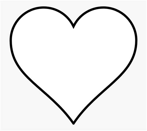 Printable Heart Shape Template Clipart Best 40 Printable Heart