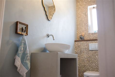 project betonstuc badkamer and toilet beton ciré wanden en meubel stuc design center
