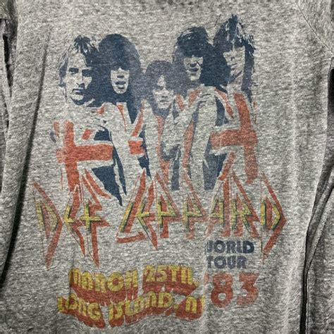 Trunk Ltd Tops Trunk Ltd Def Leppard World Tour Graphic Tshirt