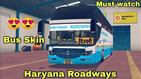 Haryana Roadways Bus Mod Chandigarh New Delhi Bus Journey