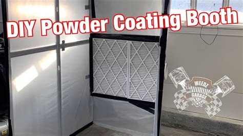Home made paint booth and harbor freight powder coat gun system and oven. Using a Grow Light to Build a DIY Powder Coating Booth - YouTube
