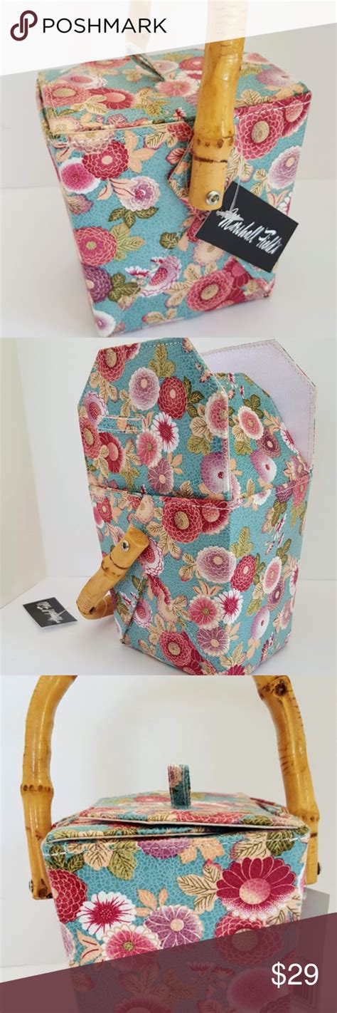If you are having a birthday party, you can use our take out boxes as the perfect goodie bag for all age groups. Chinese Food Carry Out Box Purse | Floral fabric, Purses ...