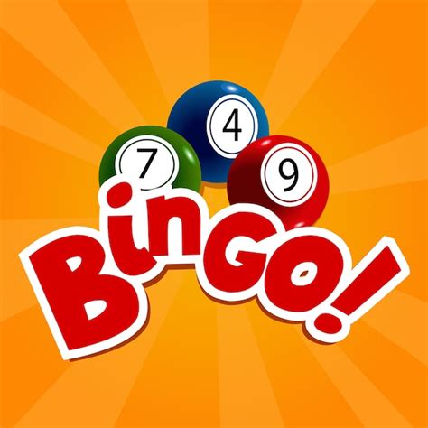 Tarjeta De Bingo Con Bolas Vector Premium