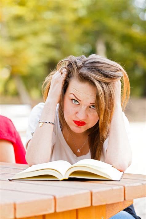 Frustrated Student Tearing Hair Stock Photo Image Of Feeling Pretty